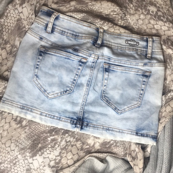 Denim Mini Skirt - Picture 2 of 5